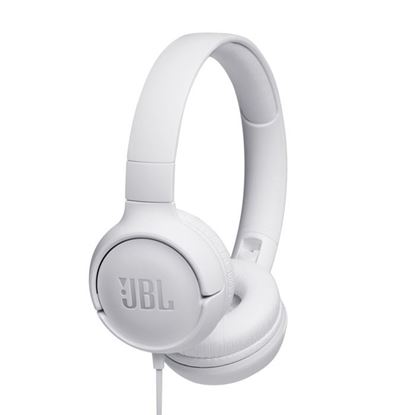 Audífonos Alámbricos JBL Tune 500, Plug 3,5mm, Blanco