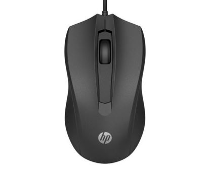 Mouse Alámbrico HP 100 USB Negro