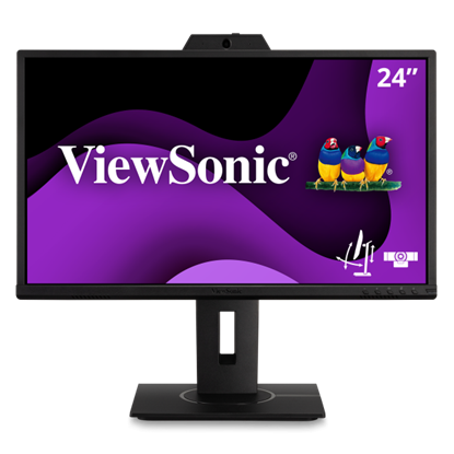 Monitor ViewSonic, camara, IPS FHD  24"