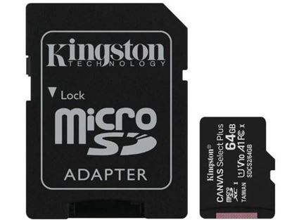 Memoria Micro SD 64GB Canvas Select Kingston
