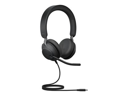 Diadema Jabra Evolve2 40 UC Stereo Alámbrico USB-C Micrófono