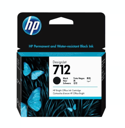 Cartucho de tinta HP DesignJet 712 de 80 ml negro