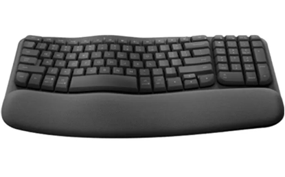 Teclado Wave Ergonómico Logitech  Bluetooth - Inalámbrico