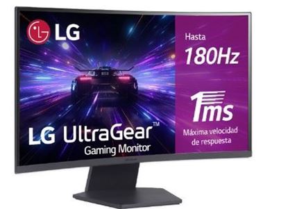 Monitor Gaming UltraGear de 27 pulgadas QHD Curvo de 180Hz