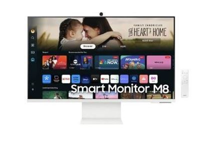 Monitor Samsung de 32" 4K UHD Smart con Tizen™, USB-C 60W