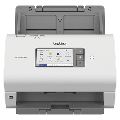 Escáner Profesional Brother ADS4900W Alto Volumen, Rápido y Conectividad WiFi