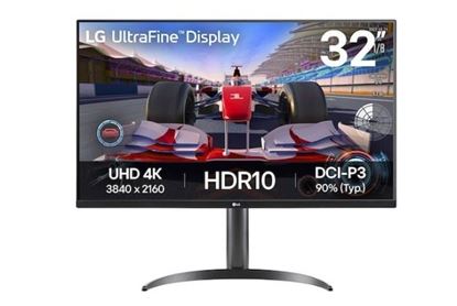 Monitor LG UltraFine 31.5” 4K UHD VA Ajuste de Altura Pivot HDMI y Parlantes Integrados