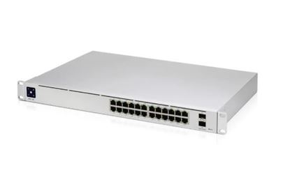 Switch Ubiqui de 24 Puertos PoE, 2.5 GbE SFP+ 10G y 400W de Potencia