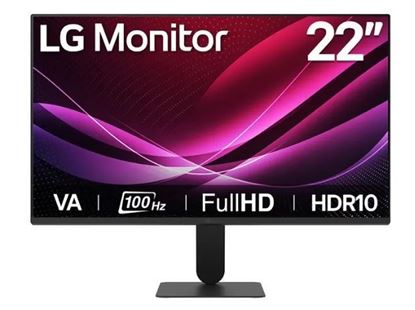 Monitor LG de 22 Pulgadas 22U401A FHD Plano Negro