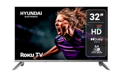 Televisor 32” Hyundai Smart TV Roku HD HYLED3257RiM