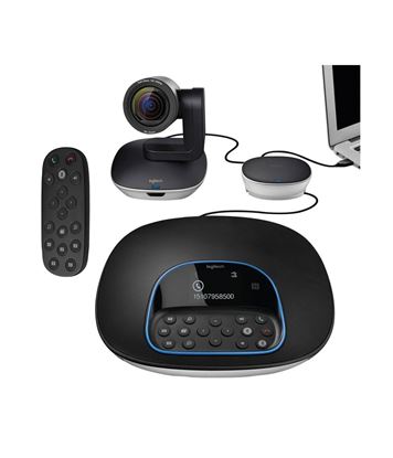 Sistema de Videoconferencia Logitech Full HD 1080p con Zoom 10x y Audio HD