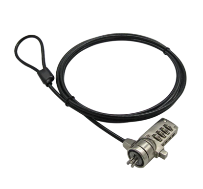 Guaya de Seguridad para Laptop XUE 4 Dígitos 1.8 m Slot 3.5 mm