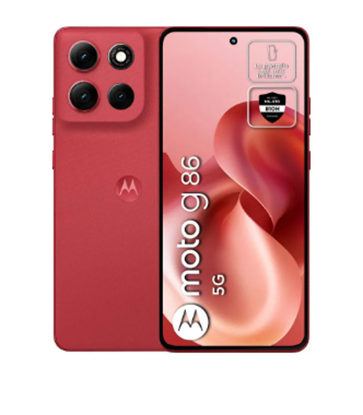 Celular Motorola Moto G86 5G 256GB 8GB RAM Rojo